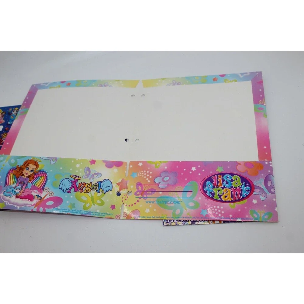 Lisa Frank Lot Folder Stickers Huge Lot 2003 Angel Animals Peace Cute Colorful